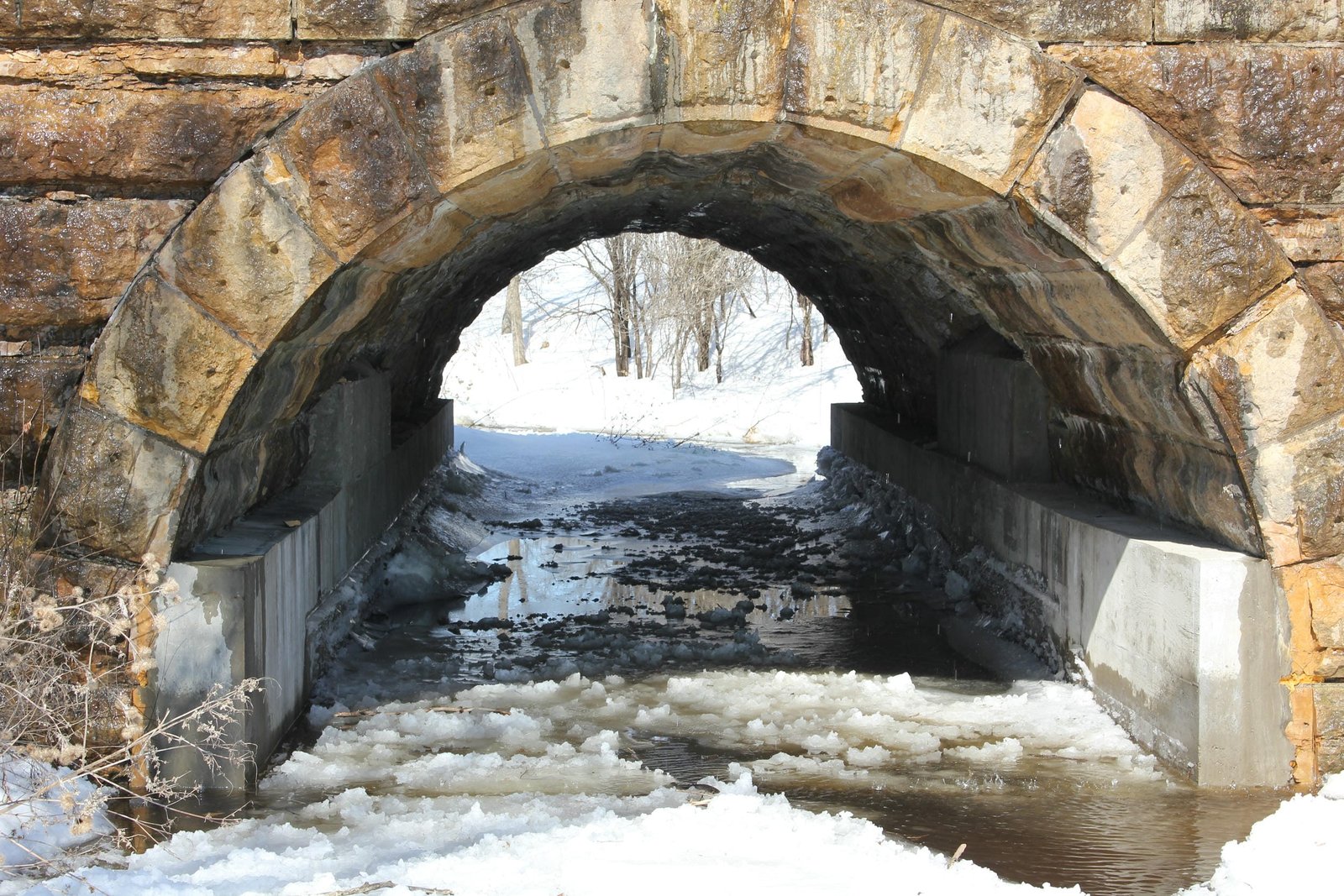 Inside arch
